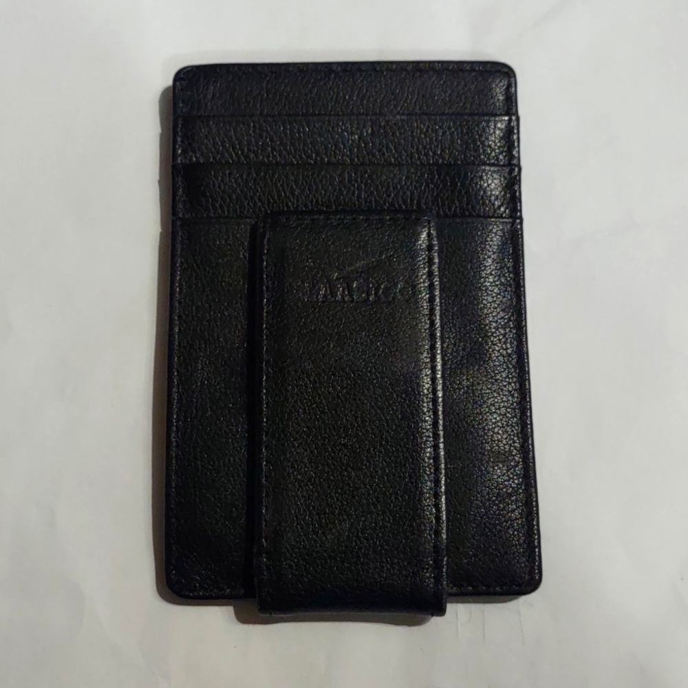 Claasico Men's Slim Money Clip Leather Wallet
